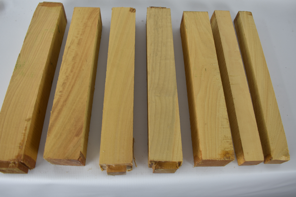 Turning Blank Pack - Satinwood, East Indian 1 Turning Blank Pack - Satinwood, East Indian