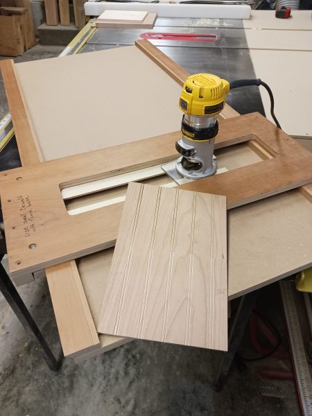 bead board door panel